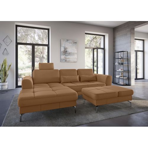 Sofakissen SIT & MORE "Bendigo", braun (cappucino), B:65cm H:25cm T:10cm, Polsterauflagen, Deko-Kissen Sofakissen Sofa-Zubehör, im 2-er Set