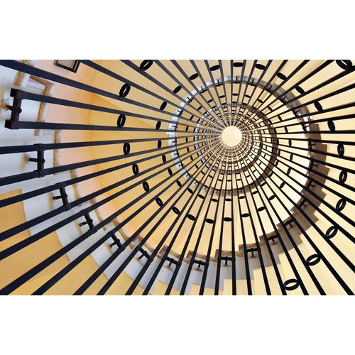 Fototapete PAPERMOON "Wendeltreppe", bunt, B:5,0m L:2,8m, Vlies, Tapeten