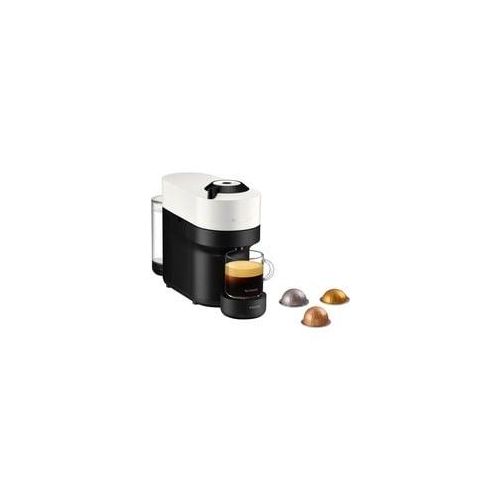 Nespresso Vertuo Pop Coconut White XN9201, Kapselmaschine schwarz/weiß
