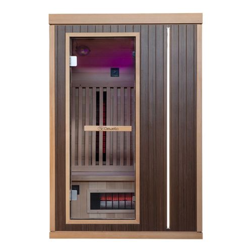 Dewello Infrarotkabine Infrarotsauna MELVILLE 130cm x 105cm