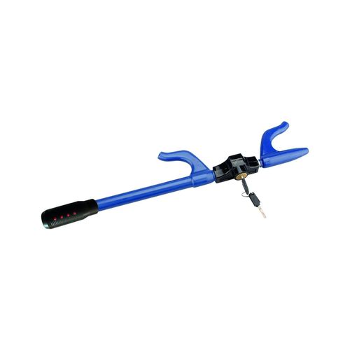 OLYMPIA LKL 107 Lenkradkralle mit LED Diebstahlsicherung Lenkradsperre