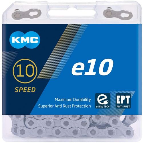KMC E10 EPT Fahrradkette 9 fach Fahrrad Kette 136 Glieder für Kettenschaltung mit Missing Link Kettenschloss