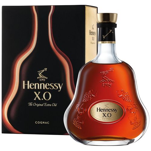Cognac Hennessy XO in Geschenkverpackung