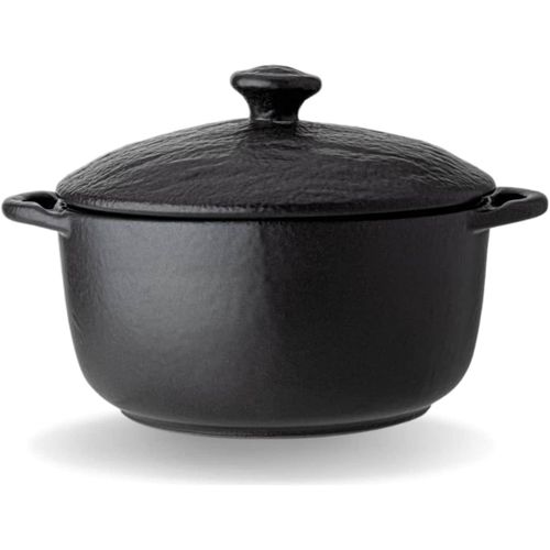 Porzellantopf mit Deckel 600 ml Schmortopf aus Porzellan