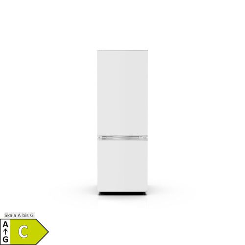 PKM Kühlgefrierkombination KHKG173WC weiß 161L Kühlschrank LED