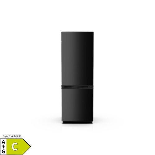 PKM Kühlgefrierkombination KHKG173BC schwarz 161L Kühlschrank LED