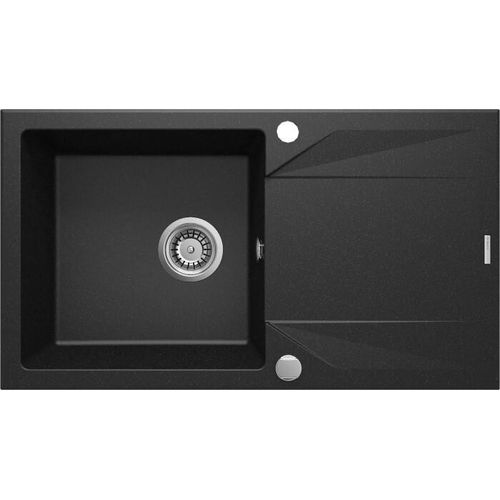 1-Kammer-Granitspüle mit Abtropffläche ZQJ_G113 5908212054321