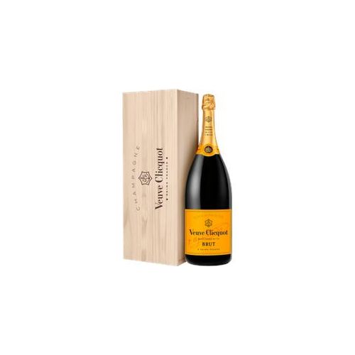 Champagner Veuve Clicquot - Brut Carte Jaune - Methusalem in Holzkiste