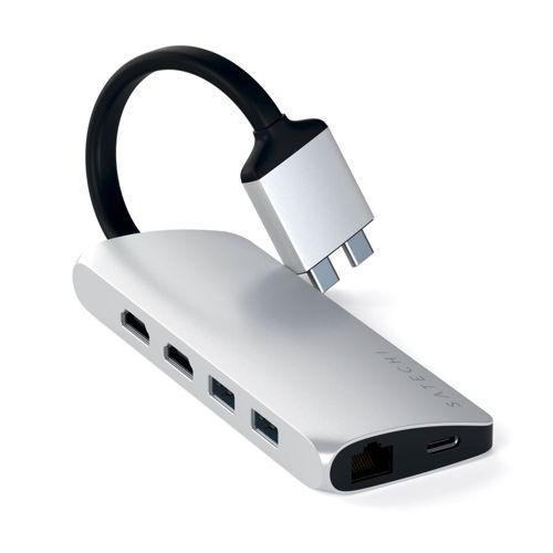 Satechi Type-C Dual Multimedia Adapter silver