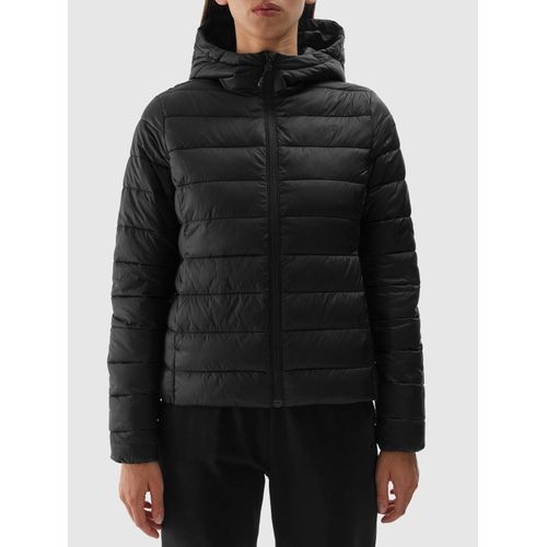 Steppjacke 4F, Damen, Gr. L, schwarz (deep schwarz), Steppware, Obermaterial: 100% Polyamid. Futter: 100% Polyamid. Wattierung: 100% Polyester, unifarben, sportlich, Langarm, Jacken