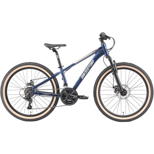 Jugendfahrrad BIKESTAR Fahrräder Gr. 32cm, 24 Zoll (60,96cm), blau Kinder