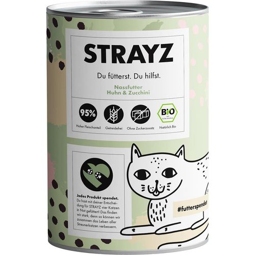 STRAYZ Bio Huhn & Zucchini 6x400g