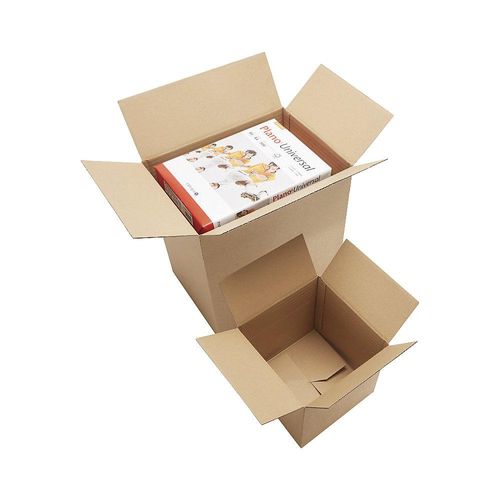 ratioform flow Blitzboden-Aufrichtekarton, braun, höhenverstellbar, Innen-LxBxH 300 x 250 x 230 mm, 1-wellig, ab 200 Stk