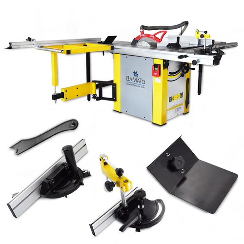 BAMATO Formatkreissäge BFKS-2000 inkl. XXL-Lieferumfang und serienmäßiger Vorritzeinheit