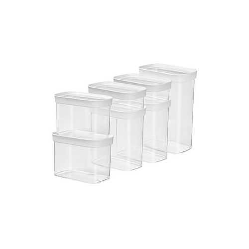 emsa Vorratsdosen-Set OPTIMA transparent 0,45 / 1,0 / 1,6 / 2,2 l, 1 Set