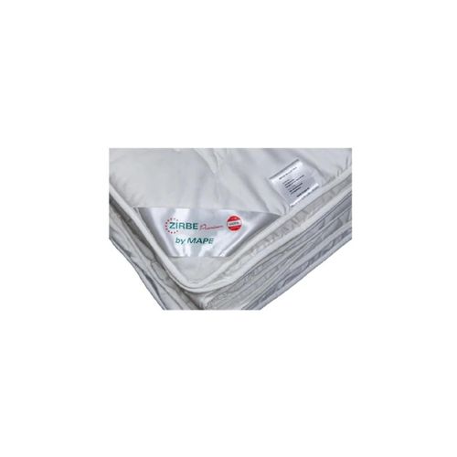 MAPE Zirbendecke 155 x 220 cm 100% Schafschurwolle mit Zirbenflocken & Baumwolle