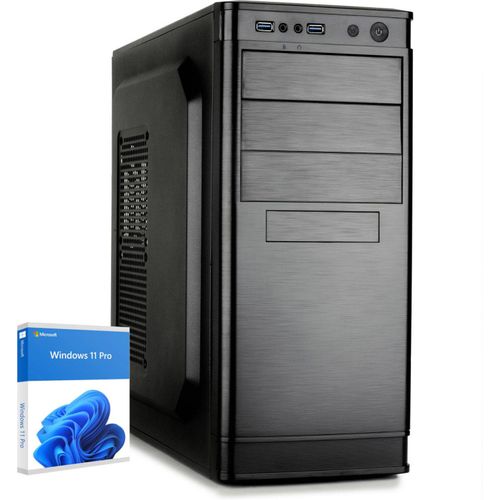 dcl24 AMD Office PC Ryzen 5 8600G, AMD Radeon Grafik 760M - 500GB SSD, 16GB DDR5, Büro PC mit 6x5.0 GHz, WLAN, Windows 11 Pro Büro und Homeoffice