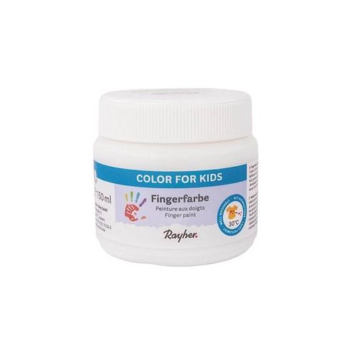 Rayher Fingerfarbe weiß 150,0 ml