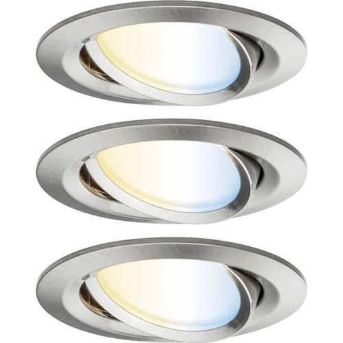 Paulmann 92962 LED-Einbauleuchte LED 18 W Eisen (gebürstet)