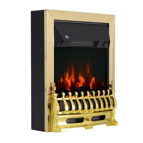 Elektrokamin Kamin Kaminofen Elektrischer Wandkamin Flammeneffekt 1000/2000W 48,2 x 18,5 x 59,2 cm G