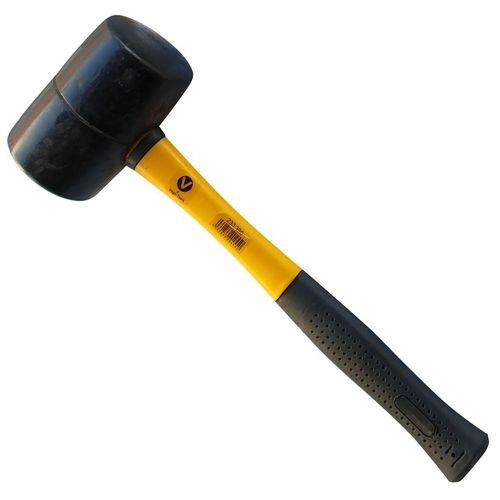 Gummihammer 370 g Hammer Ausbeulhammer Schonhammer Fiberglasstiel