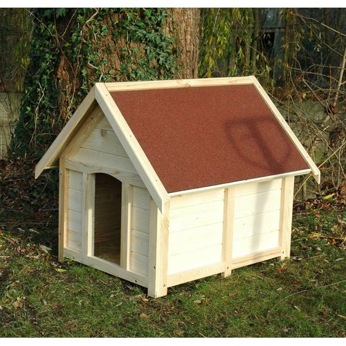 Hundehütte für draußen, rot, Gr.XL