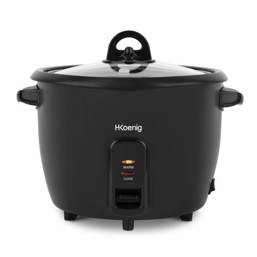 H.KOENIG ORYZA8 Reiskocher / 1,8 L Fassungsvermögen / Warmhaltefunktion / BPA-frei / 700 W / Edelsta