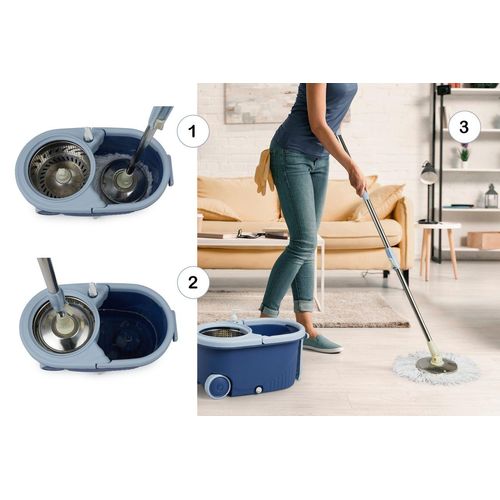 SPIN-MOP Rotationsmop-Gesamtset mit 4 Mopps