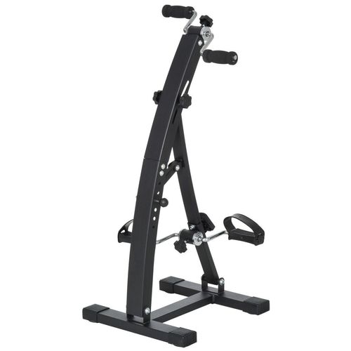 Heimtrainer für Senioren Bewegungstrainer Pedaltrainer Stahl Schwarz