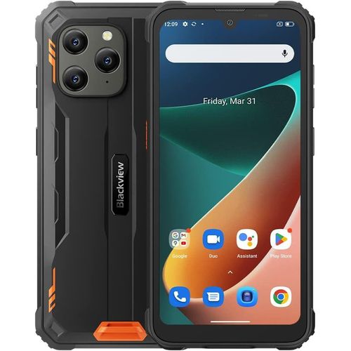 BV5300 pro Orange Rugged Smartphone, Outdoorhandy mit 7 GB RAM und 64 GB Speicherplatz