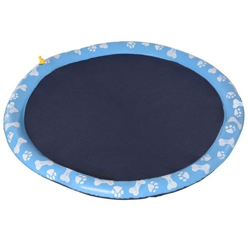 170 cm Splash Sprinkler Pad für Hunde Spritz Wasserspiel Matte Wassersprinkler Anti-Rutsch Outdoor P