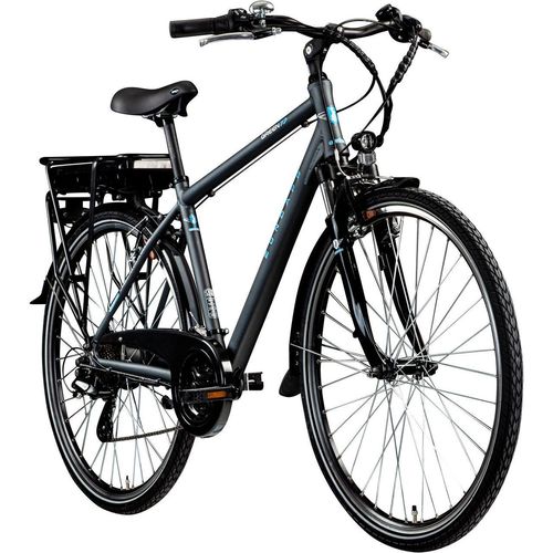 Green 7.7 E-Bike Herren Trekkingrad 28 Zoll Pedelec 155 - 185 cm Trekkingrad mit 21 Gang