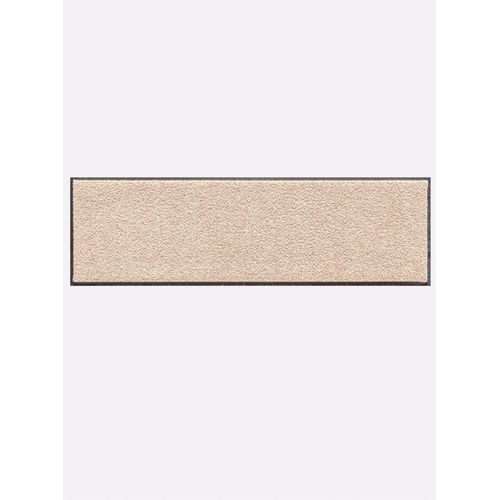 Fußmatte SALONLOEWE Gr. 4, beige (sand), B:40cm H:7mm L:190cm, Polyamid, Kunstfaser, Teppiche
