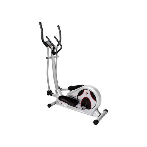 Christopeit Sport Crosstrainer EL 5000 Pro (Empfänger für drahtlosen Pulsmessgurt im Computer enthalten) (silber)