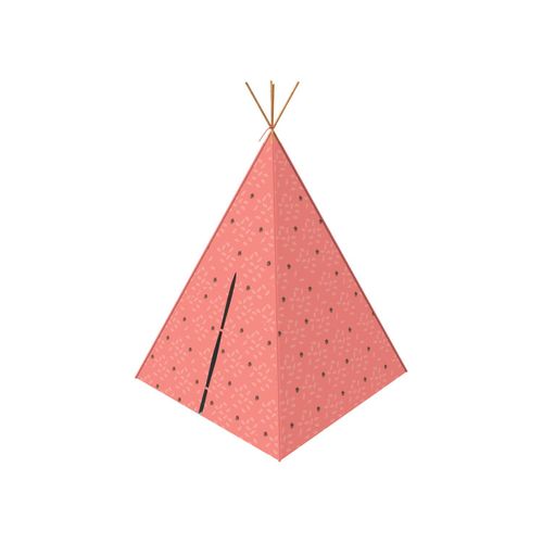 Playtive Holz Tipi Spielzelt Waldtiere (rot)