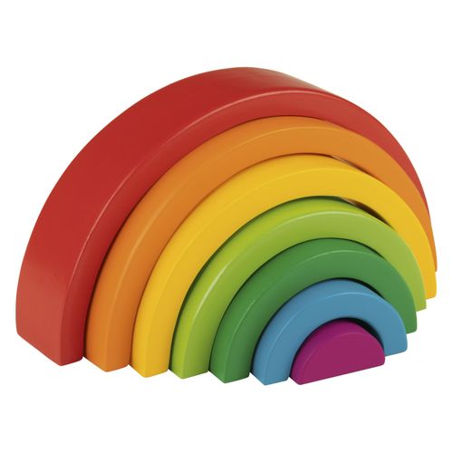 Playtive Holz Regenbogen Montessori (Stapelregenbogen)