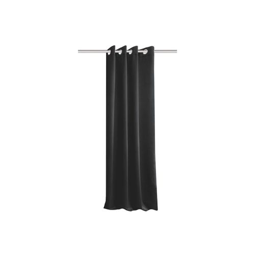 Home Wohnideen Ösenschal Thermo-Verdunklungsstoff, 245 x 135 cm (schwarz)