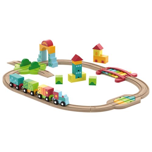 Playtive Holz Eisenbahnset (Montessori)