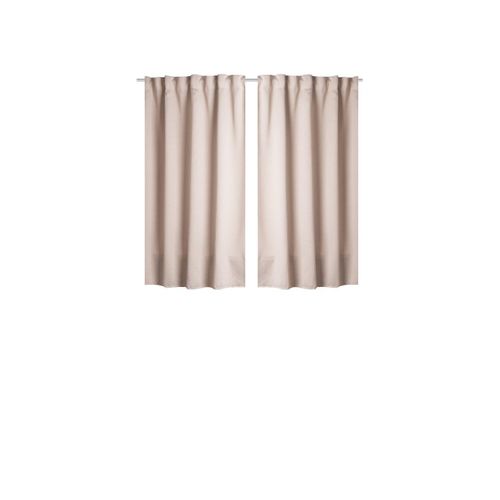 Home Wohnideen Fertigschal Verdunklungsstoff 2er Pack (beige, 145 x 140 cm) 145 x 140 cm