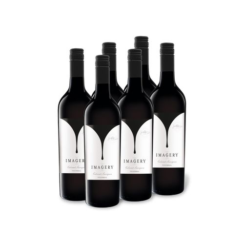 6 x 0,75-l-Flasche Weinpaket Imagery California Cabernet Sauvignon trocken, Rotwein