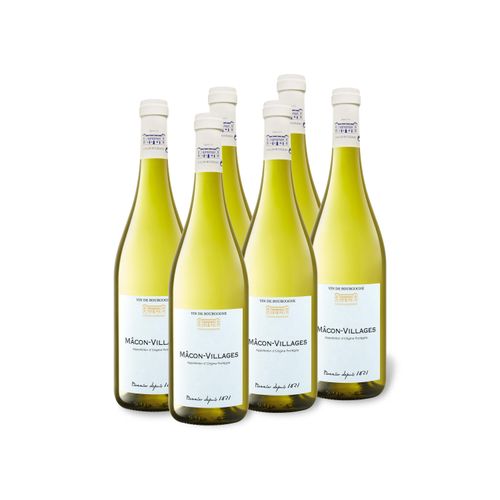 6 x 0,75-l-Flasche Weinpaket Collin-Bourisset Mâcon-Lugny AOP trocken, Weißwein