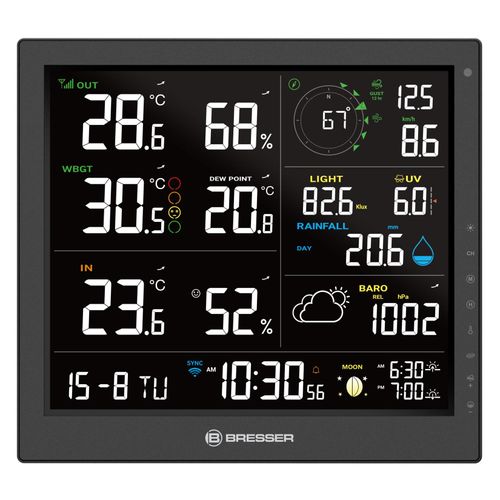 BRESSER 8-in-1 MeteoTemp JW WLAN-Wetterstation