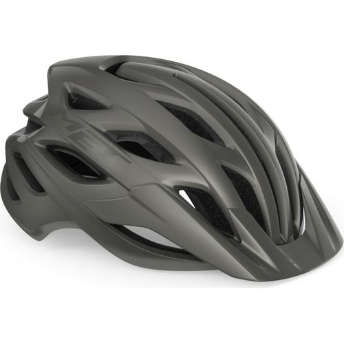 MET Fahrradhelm Veleno Mips , Titanium Metallic - Matt, L