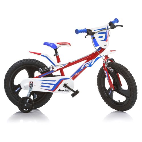 Dino Kinderfahrrad »Mountainbike«, 1 Gang, mit Stützrädern, Frontschild und coolen Schutzblechen