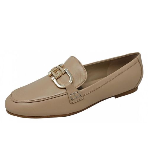 Guess Damen Mokassins FLJISA LEA14 NATU Farbe: Beige Größe: 36