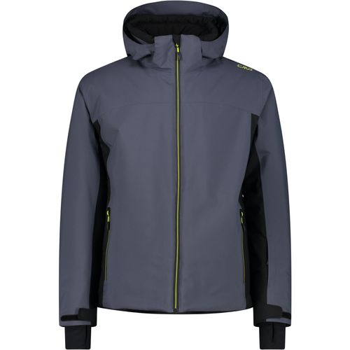 Funktionsjacke CMP, Herren, Gr. 46, grau, Web, Obermaterial: 100% Polyester. Futter: 100% Polyester. Wattierung: 100% Polyester, kontrastfarbene Details, sportlich, Langarm, Jacken