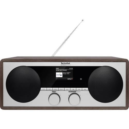 TechniSat DIGITRADIO 451 CD IR Internet Tischradio Internet, DAB+, UKW AUX, Bluetooth®, USB, WLAN, Internetradio Inkl. Fernbedienung, Spotify Holz (dunkel)