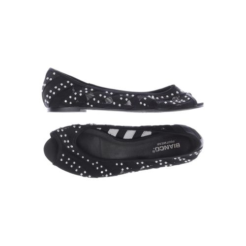 Bianco Damen Ballerinas, schwarz, Gr. 38