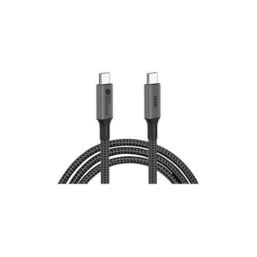 USB 4.0 Lade/-Datenkabel Good Connections, USB-C an USB-C, Leistung 240 W, bis 40 Gbit/s, Länge 1,8 m, schwarz
