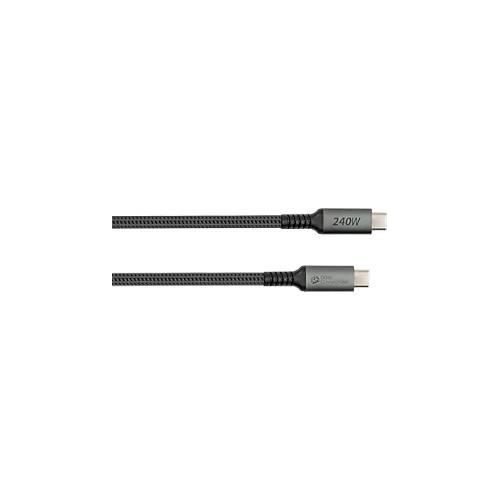 USB 2.0 Lade/-Datenkabel Good Connections, USB-C an USB-C, Leistung 240 W, bis 480 Mbit/s, Länge 0,5 m, schwarz
